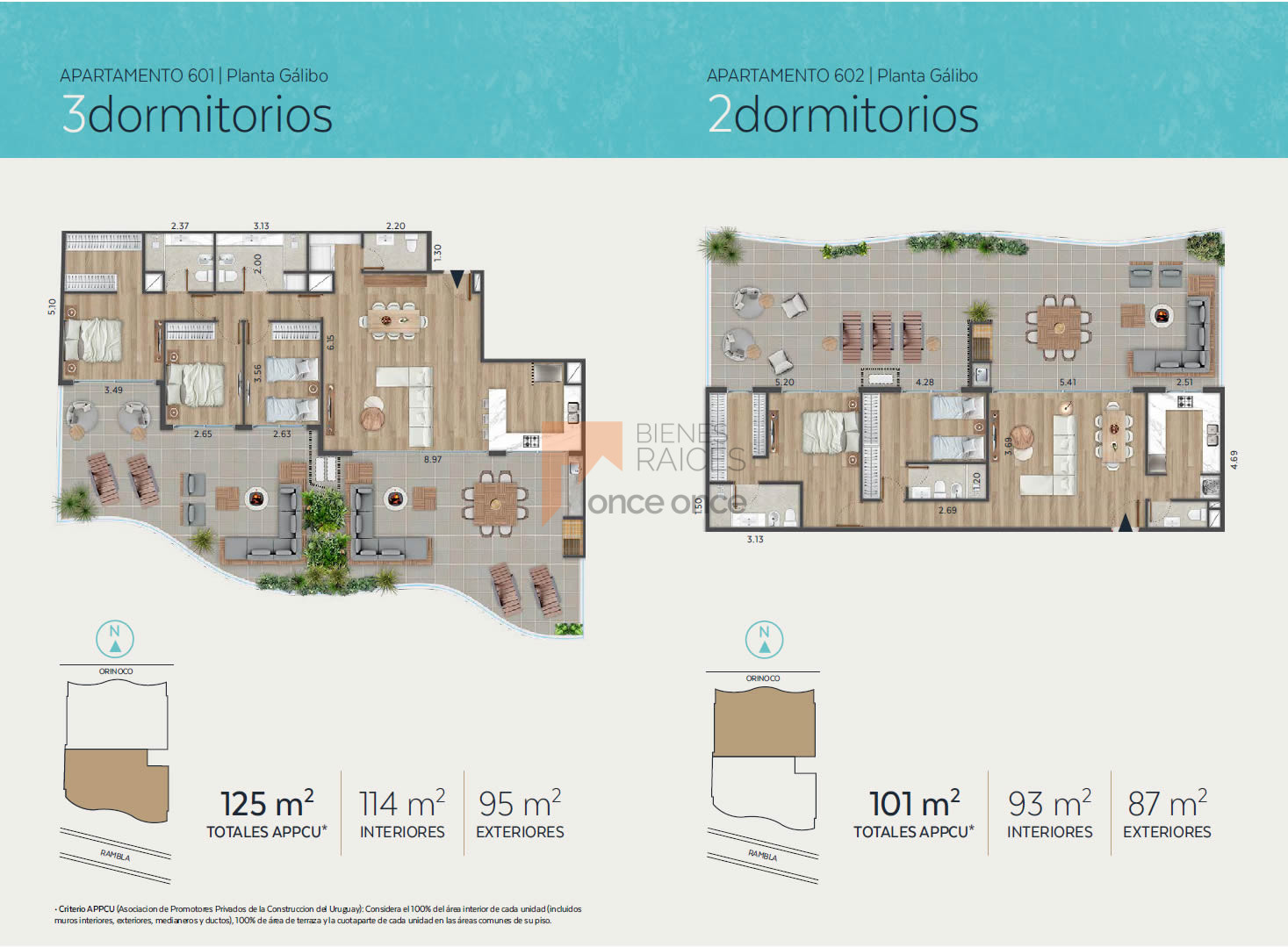 Cordelia, Unidades de 1 y 2 d
