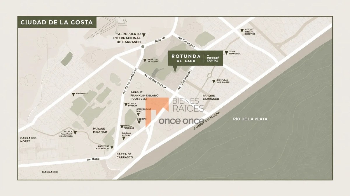 Apartamentos 1 Dormitorio Rotunda Al Lago  Desde Usd 138.500
