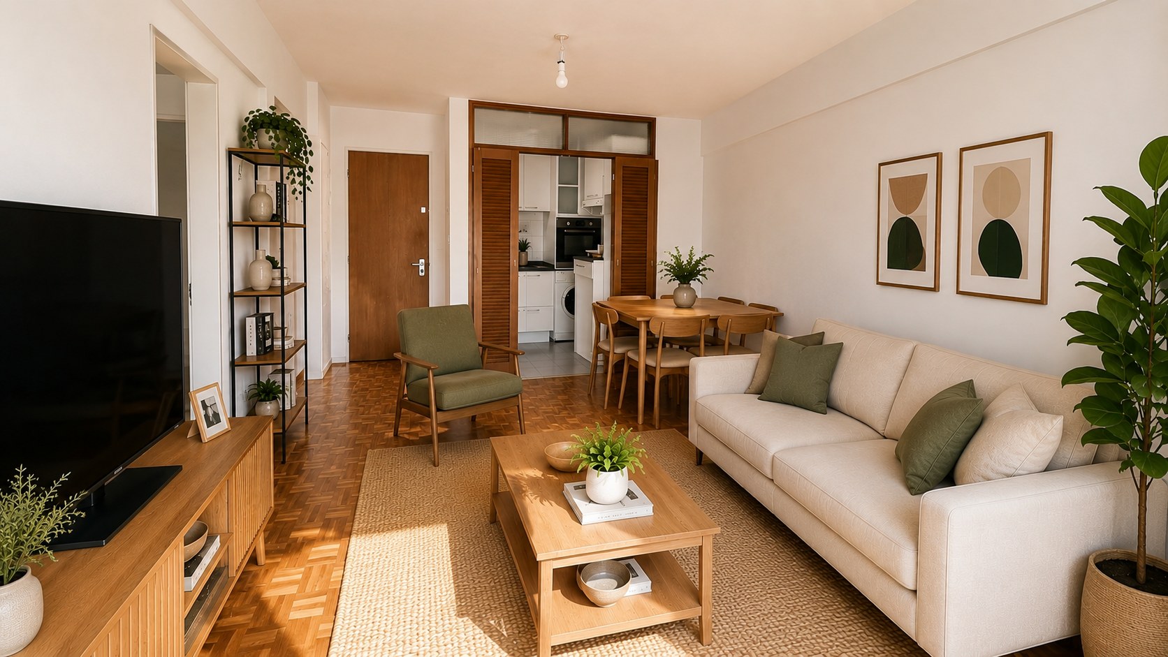 Apartamento en Alquiler 1 Dormitorio, Balcón, Garaje – VIlla Biarritz – Punta Carretas