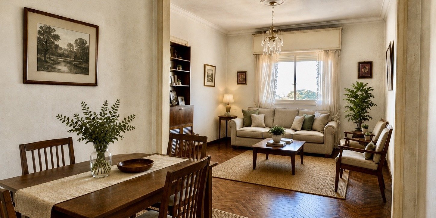 Apartamento 2 Dormitorios – Buen Metraje – Bajos Gastos Comunes