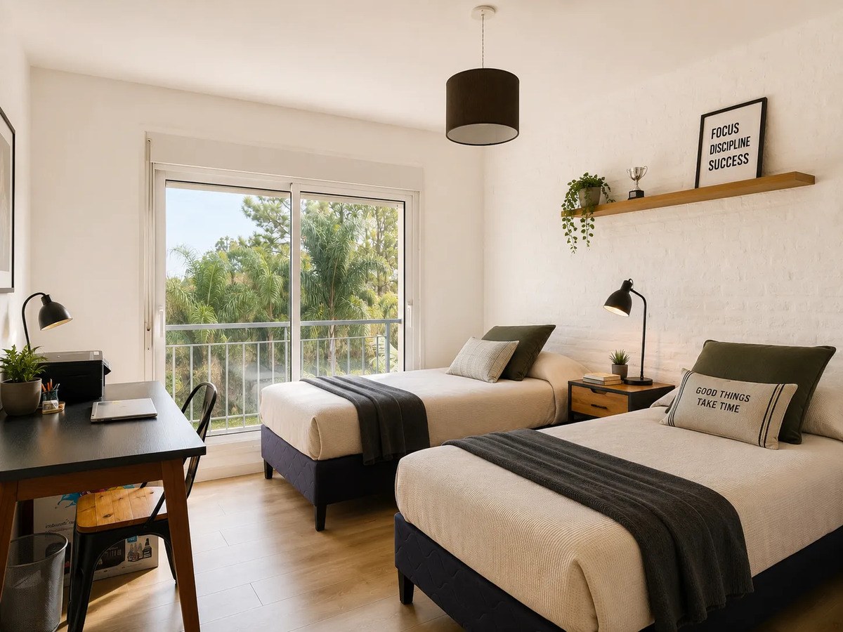 Apartamento En Alquiler – 2  Dormitorios – Garaje – Parrillero – Haras Del Lago
