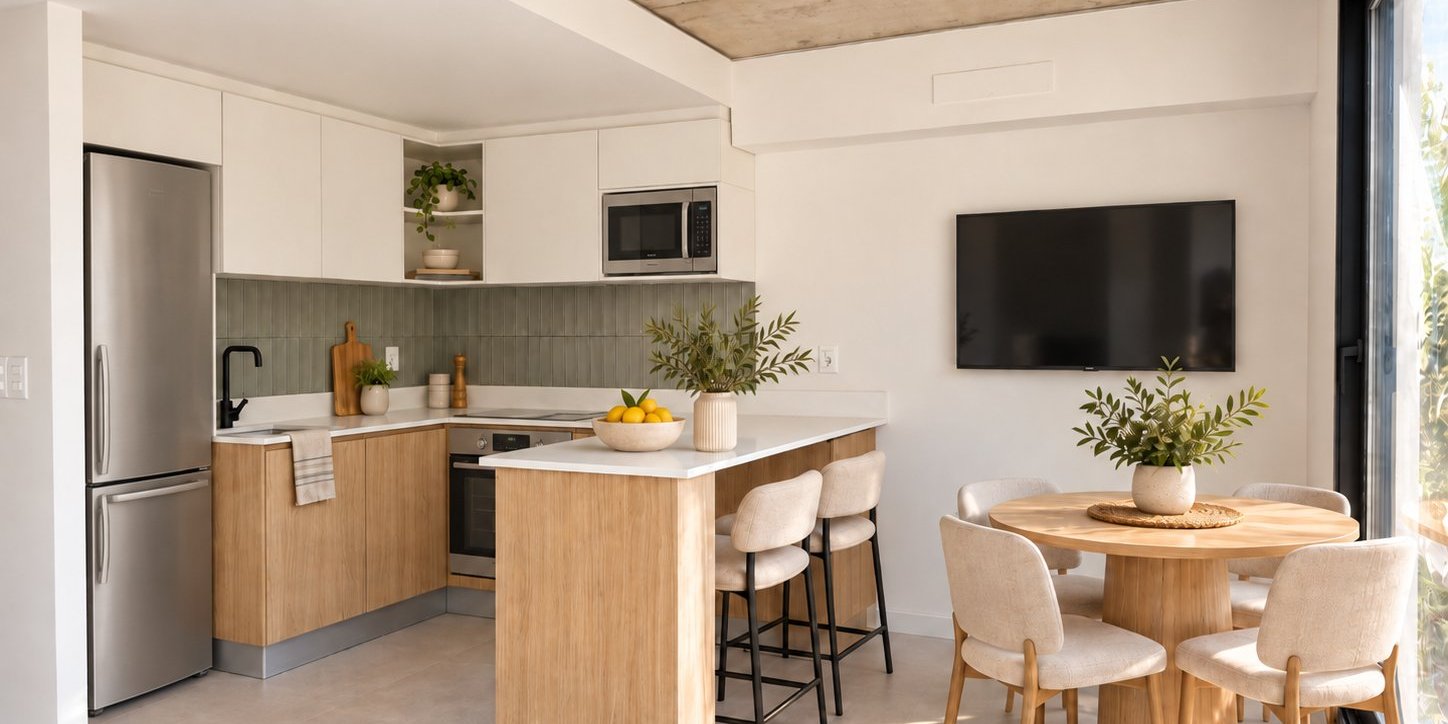 Apartamento 1 Dormitorio – A Estrenar! SIN GASTOS DE OCUPACIÓN