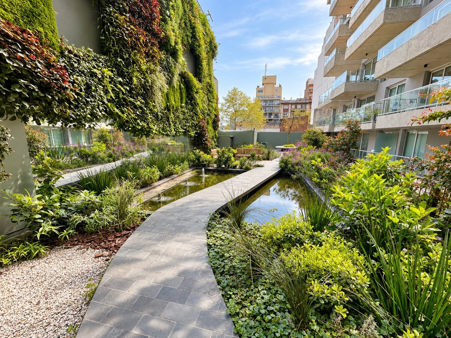 Monoambiente Masmio Plaza – Balcón – Amenities