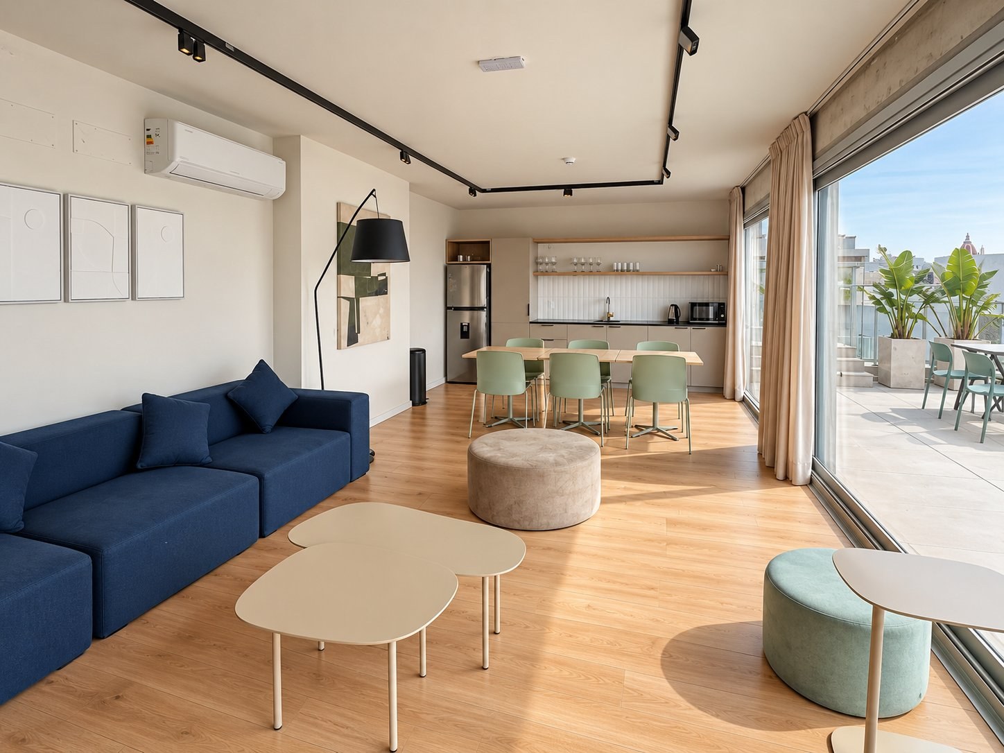 Monoambiente Masmio Plaza – Balcón – Amenities